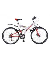 Велосипед TOP-GEAR Neon 225 20\" бело-красный