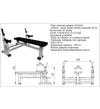Скамья для жима лежа со страховкой  AR012.1