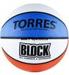 Мяч баскетбольный TORRES Block р.7, резина В00077