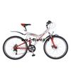 Велосипед TOP-GEAR Neon 225 20\" бело-красный
