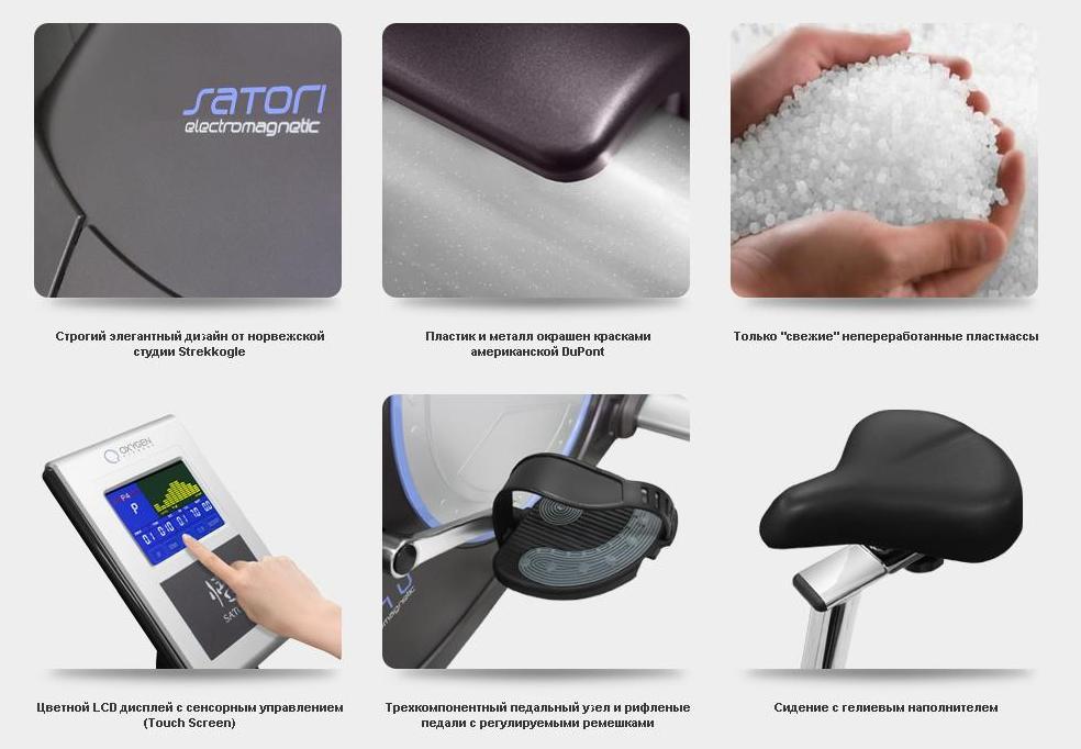 Велоэргометр OXYGEN SATORI UB HRC купить в Екатеринбурге | Интернет ...
