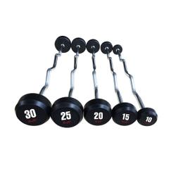 Набор изогнутых обрезиненных штанг AeroFit AFBZ10-30 (AFB145-C/10-30KG)