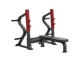 Олимпийская горизонтальная скамья для жима с платформой для страхующего Aerofit Sterling SL7028