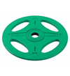Диск олимпийский обрезиненный 10 кг Alex P-RO-10K-DSA, зеленый 