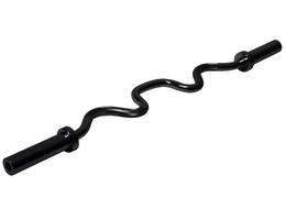 ﻿Гриф олимпийский сильноизогнутый 47" с замками FT-OB-47-W-BLACK-SC