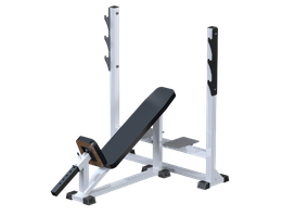 Скамья для штанги со стойками наклонная 30 градусов AR014