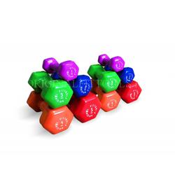 Набор гантелей в виниловой оболочке 5 пар от 1 до 5 кг Original Fit.Tools FT-VWB-SET30