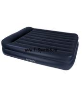 Intex Надувная кровать Rising Comfort Pillow Rest 163х208х47 см. (66720)