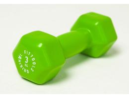 Гантель в виниловой оболочке Original Fit.Tools 3 кг FT-VWB-3
