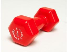 Гантель в виниловой оболочке Original Fit.Tools 5 кг FT-VWB-5