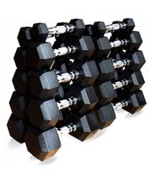 Набор гексагональных гантелей Original Fittools FT-HEX-SET-110 10 пар от 1 до 10 кг