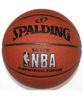 Мяч баскетбольный Spalding NBA Silver с логотипом NBA