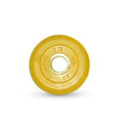 Диск обрезиненный желтый Стандарт 0,75 кг