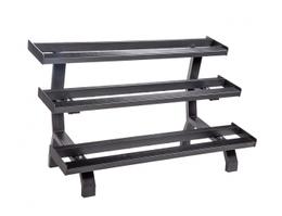 Стойка для гантелей трехрядная Original Fittools FT-H3-15 (на 15 пар)