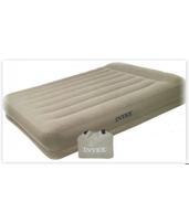 Надувная Кровать Intex  Pillow Mid-Rise 152*203*38 см, цв.хаки (67746)