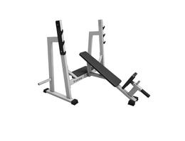 Наклонная скамья для жима лежа со стойками Iron King IK 105