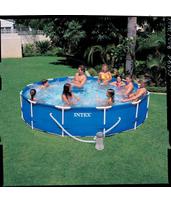 Каркасный бассейн Intex Metal Frame Pool (56996) 366х76 см.