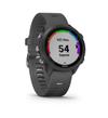 Беговые смарт-часы Garmin Forerunner 245 черный с серым ремешком