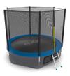 Батут EVO Jump External 10ft Lower net с внешней сеткой, лестницей и нижней сетью