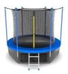 Батут EVO Jump Internal 12ft с внутренней сеткой, лестницей и нижней сетью (Wave, Sky)