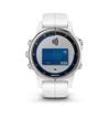 Мультиспортивные часы Garmin Fenix 5s Plus Sapphire белые с белым ремешком