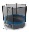 Батут EVO Jump External 8ft Lower net с внешней сеткой, лестницей и нижней сетью