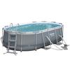 Бассейн каркасный Power Steel овальный 427*250*100 см + 2 аксессуара Bestway (56620)