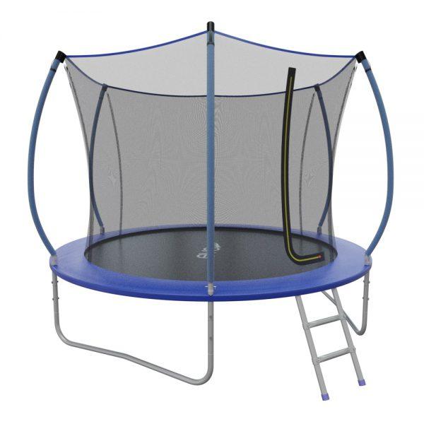 Батут EVO JUMP Internal с внутренней сеткой и лестницей, диаметр 8ft ...