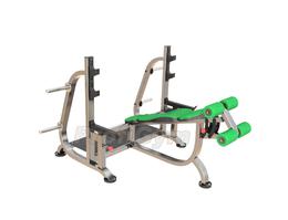 Скамья для жима лежа с обратным наклоном страховочными упорами BP - 007