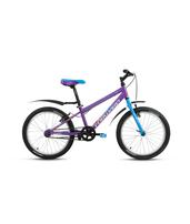 Велосипед 20" FORWARD Unit 1.0 2018 (1ск, сталь, рама 10,5"/фиолетовый матовый)