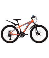 Велосипед 24" NOVATRACK Extreme 2019 (21ск, оранжевый, синий))
