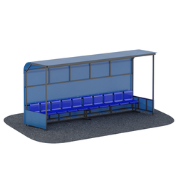 Трибуна на 10 мест с навесом ARMS111