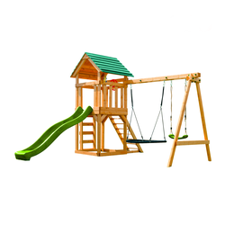 Детский игровой комплекс UNIX Kids (6 in 1) Light Green
