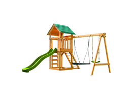 Детский игровой комплекс UNIX Kids (6 in 1) Light Green