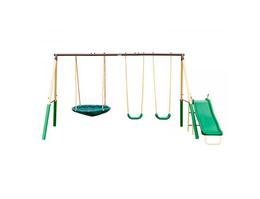 Детский комплекс DFC качели, качели-гнездо и горка 94013