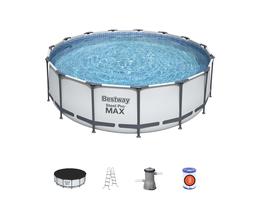 Бассейн каркасный Steel Pro MAX 457*122 см + 3 аксессуара Bestway (56438)