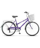 Дорожный велосипед 26" STELS Navigator-250 Lady 2019 (фиолетовый, коралловый)