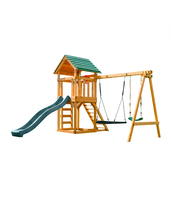 Детский игровой комплекс UNIX Kids (6 in 1) Dark Green