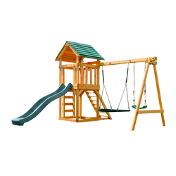 Детский игровой комплекс UNIX Kids (6 in 1) Dark Green