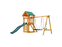 Детский игровой комплекс UNIX Kids (6 in 1) Dark Green