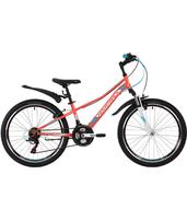 Велосипед 24" NOVATRACK Valiant 2019 (коралловый ,черный)