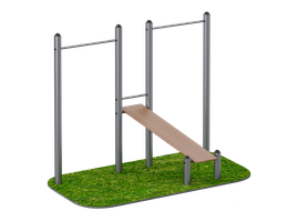 Скамья для пресса с турником (эконом) ARWOK020.30