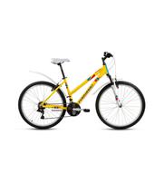 Велосипед 26" FORWARD Seido 1.0 2018 (21ск, алюм, аморт.вилка, рама 15", желтый)