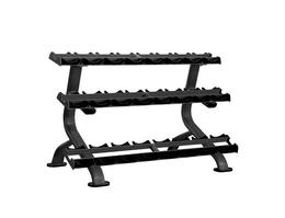 Стойка для гантелей Aerofit IT7012 (12 пар, 3 полки)