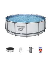Бассейн каркасный Steel Pro MAX 427*122 см + 3 аксессуара Bestway (5612X)