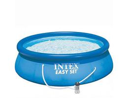 Бассейн надувной 457х84 см + фильтр-насос Intex (28158NP)