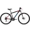 Велосипед 26" STINGER Caiman D 2020 (18ск, сталь, рама 18", черный)
