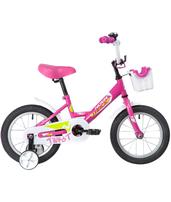 Велосипед 14" NOVATRACK Twist 2020 (розовый, зеленый/розовый, зеленый, черный)