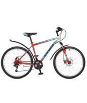 Велосипед 26" STINGER Caiman D 2017 (18ск, сталь, рама 20", оранжевый)
