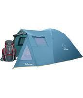 Палатка кемпинговая с большим тамбуром Greenell Велес 3 v2